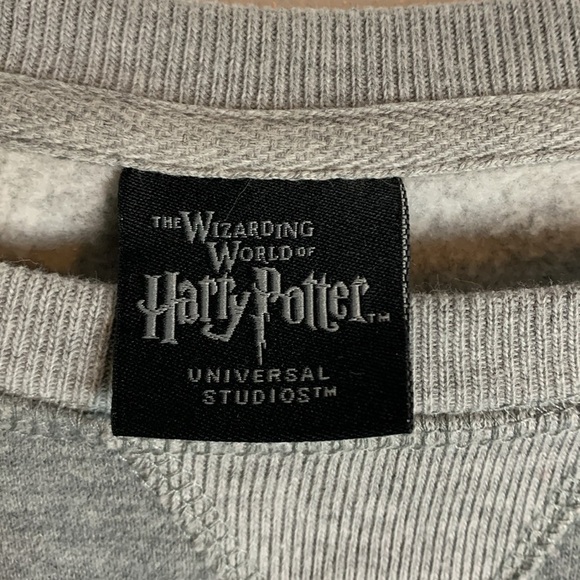 Gryffindor Harry Potter Grey Sweat-shirt Unisex Size Extra Small Crested Emblem - Picture 3 of 8